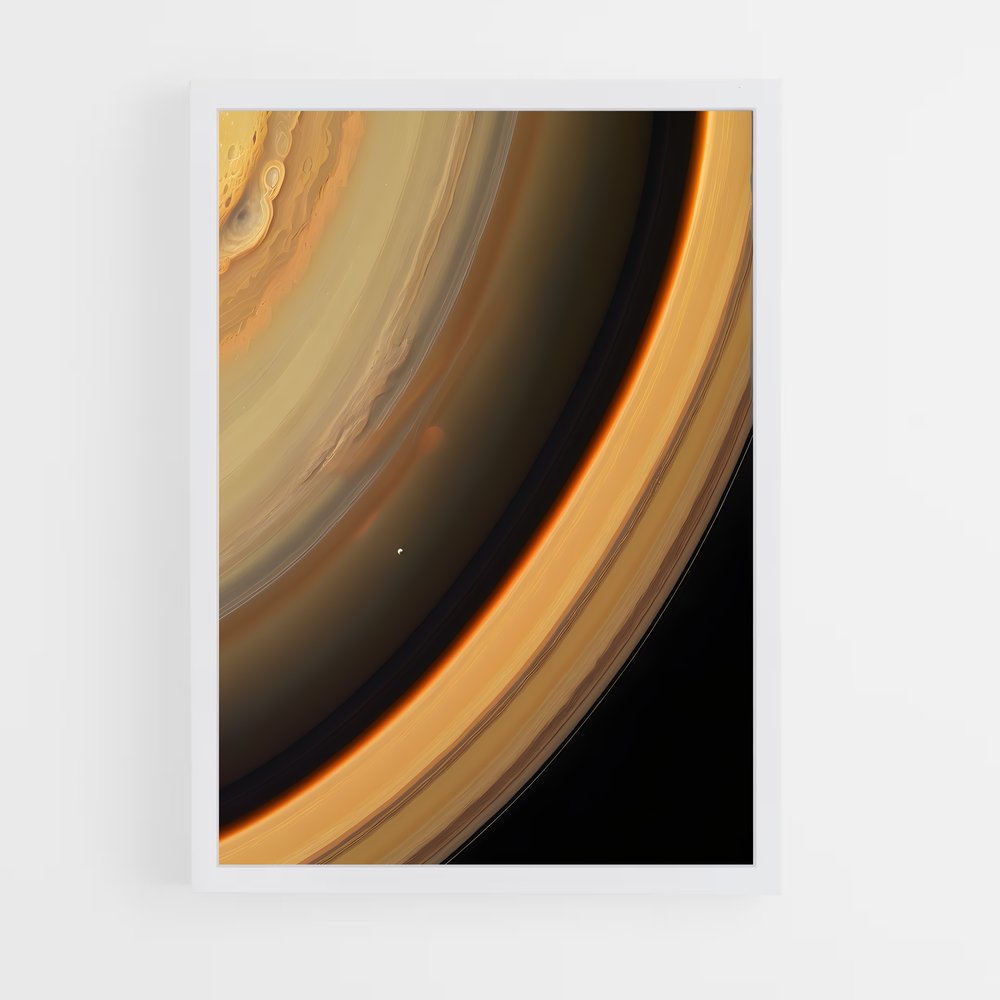 Poster magnifiques anneaux de Saturne – affiche Système solaire (vue 3)